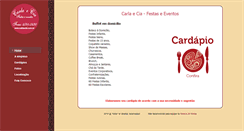 Desktop Screenshot of carlaecia.com.br