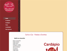 Tablet Screenshot of carlaecia.com.br